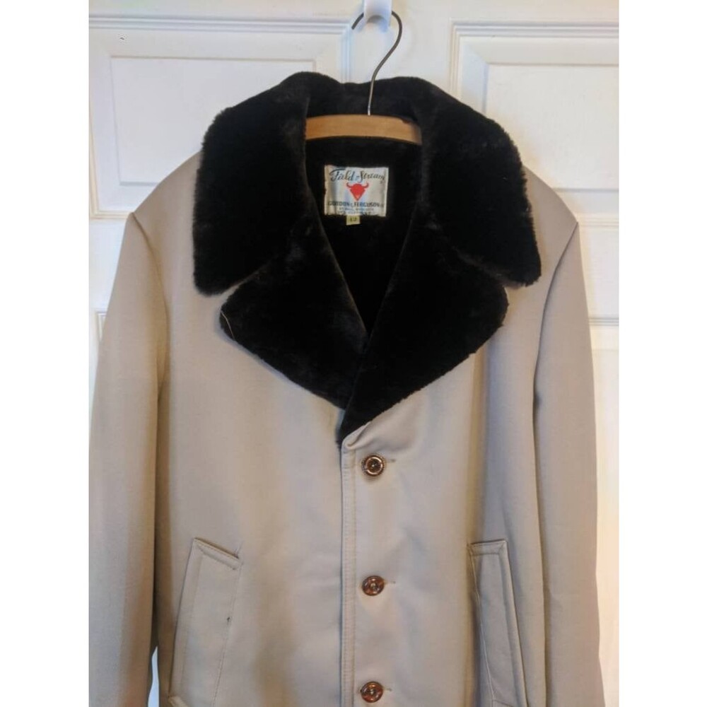 Mens Field Stream Coat Heavy Vintage 60s Size 42